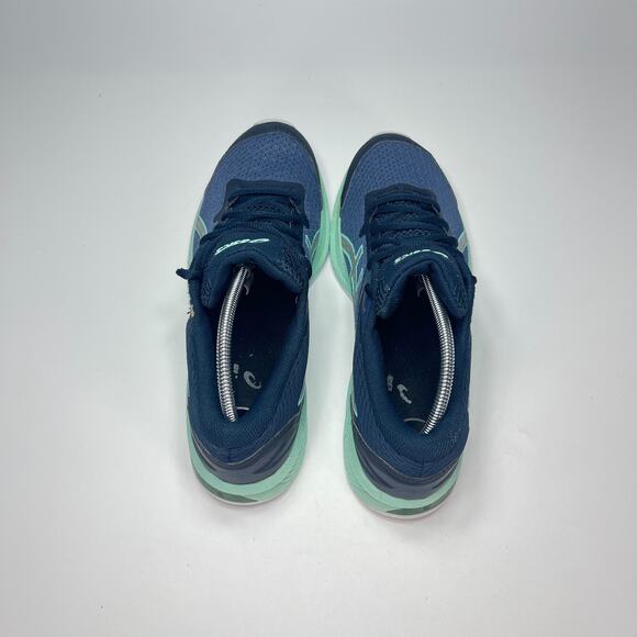 ASICS GT-1000 10 GS Thunder Blue Pure Silver Men Size 7 Running Sketchers - Picture 7 of 11